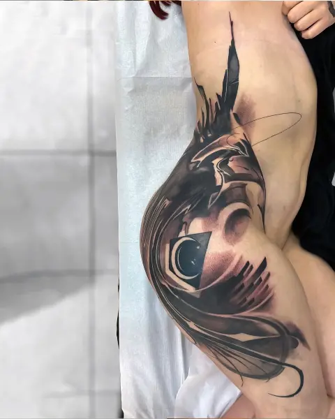 phoenix abstract tattoo